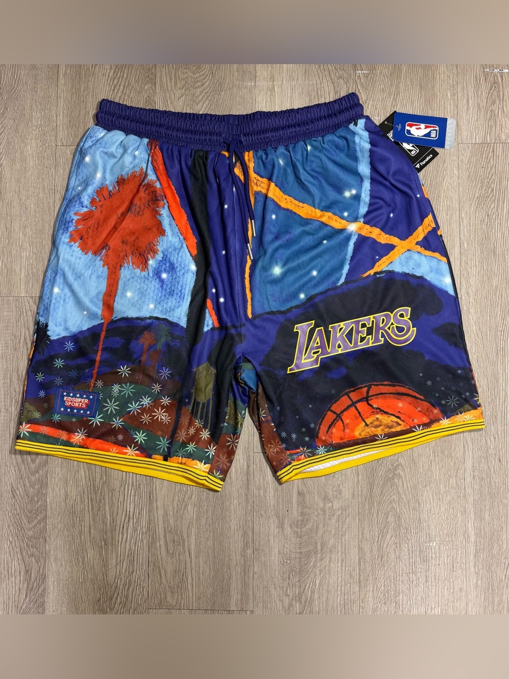 New NBA & KidSuper Studios by Fanatics Purple Los Angeles Lakers Hometown Men L